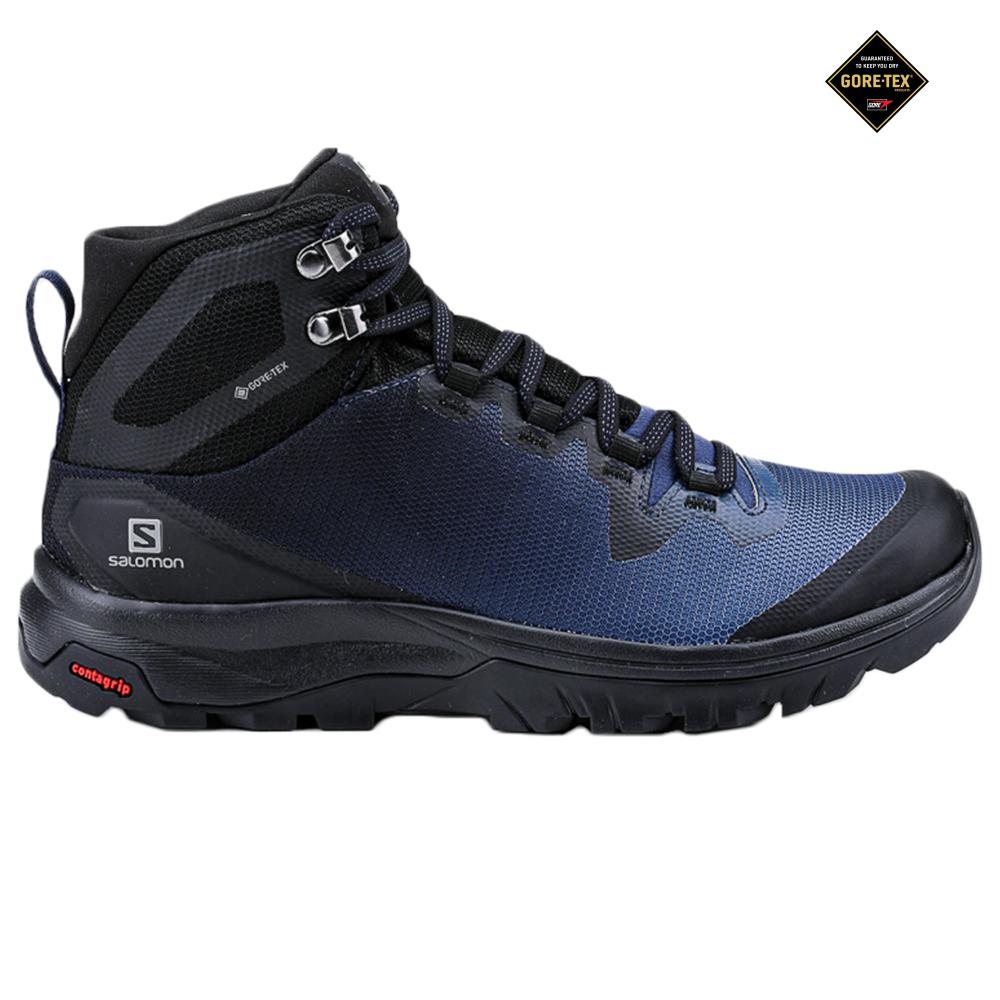 Salomon Israel VAYA MID GORE-TEX - Womens Hiking Boots - Black (PGFC-41526)